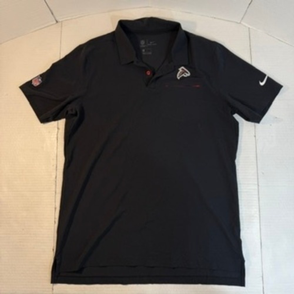 NFL Atlanta Falcons Nike Dri-Fit On Field Apparel Polo Shirt Logo button‎ patch